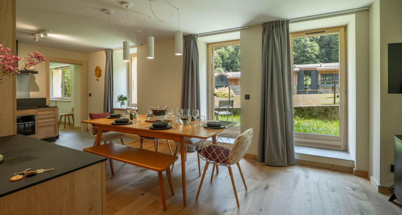 Loriaz apartment for 4 people for rent in the Chamonix Mont Blanc valley