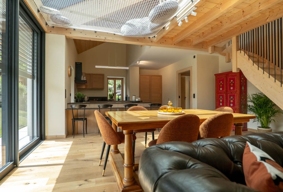 logements de luxe 4 chambres à louer à chamonix argentière le lavancher, location saison avec enjoychalet