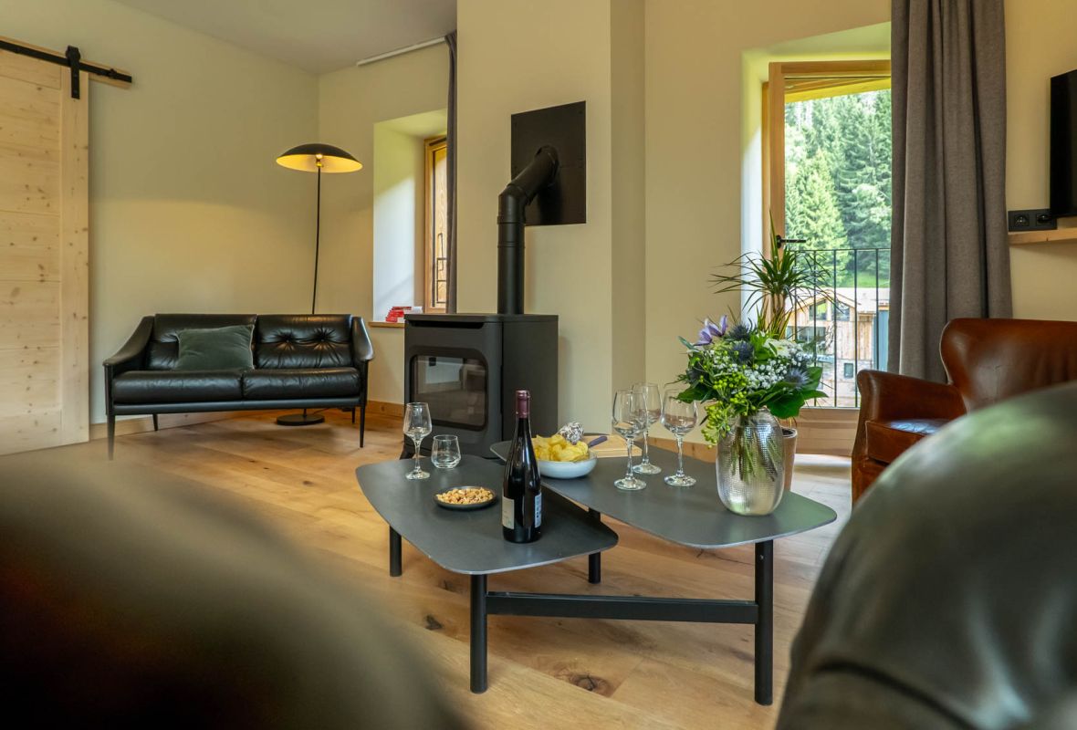 logements de luxe 4 chambres à louer à chamonix argentière le lavancher, location saison avec enjoychalet